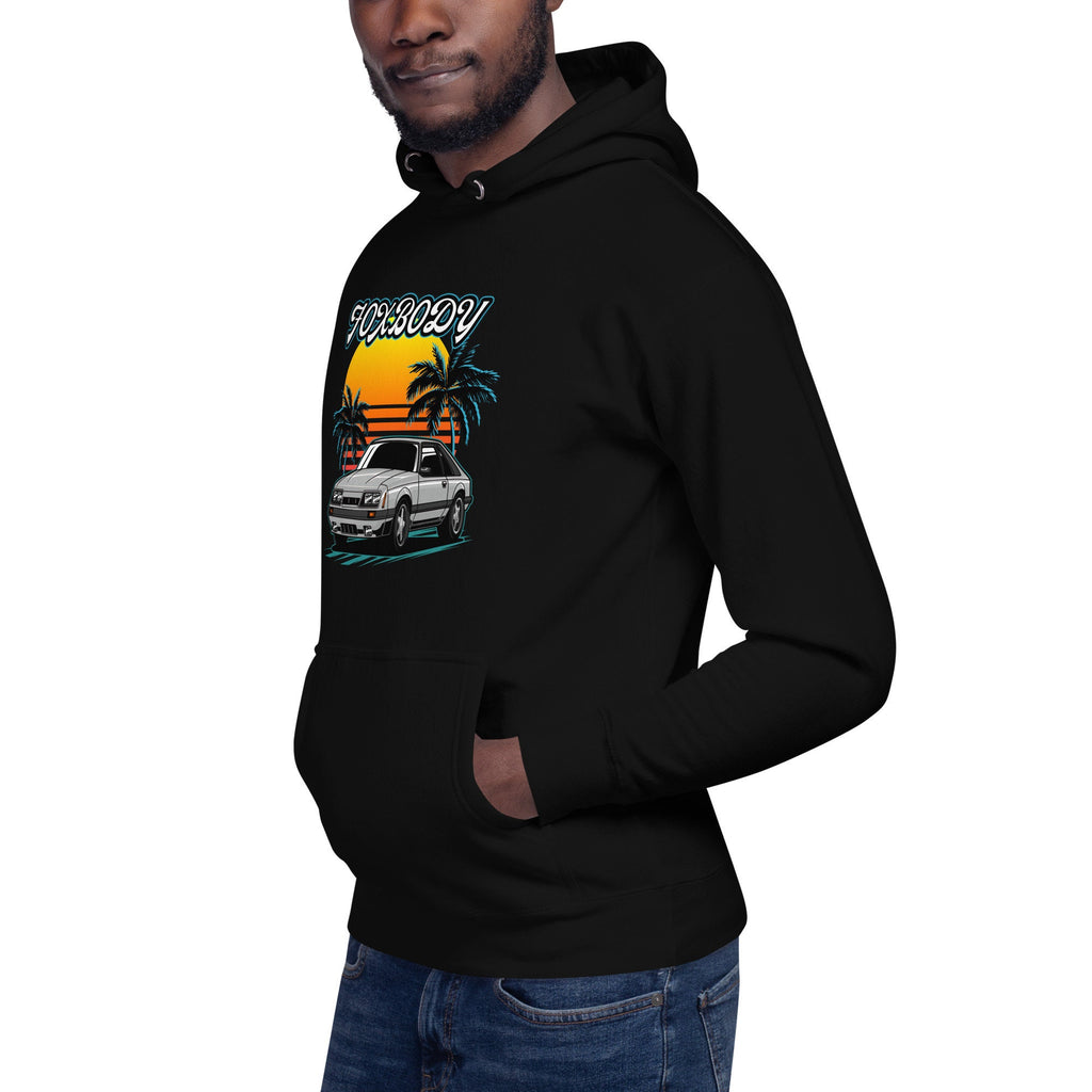 1980-1986 Foxbody Mustang Unisex Hoodie - Classic Car Enthusiast Sweatshirt - Vintage Style Apparel