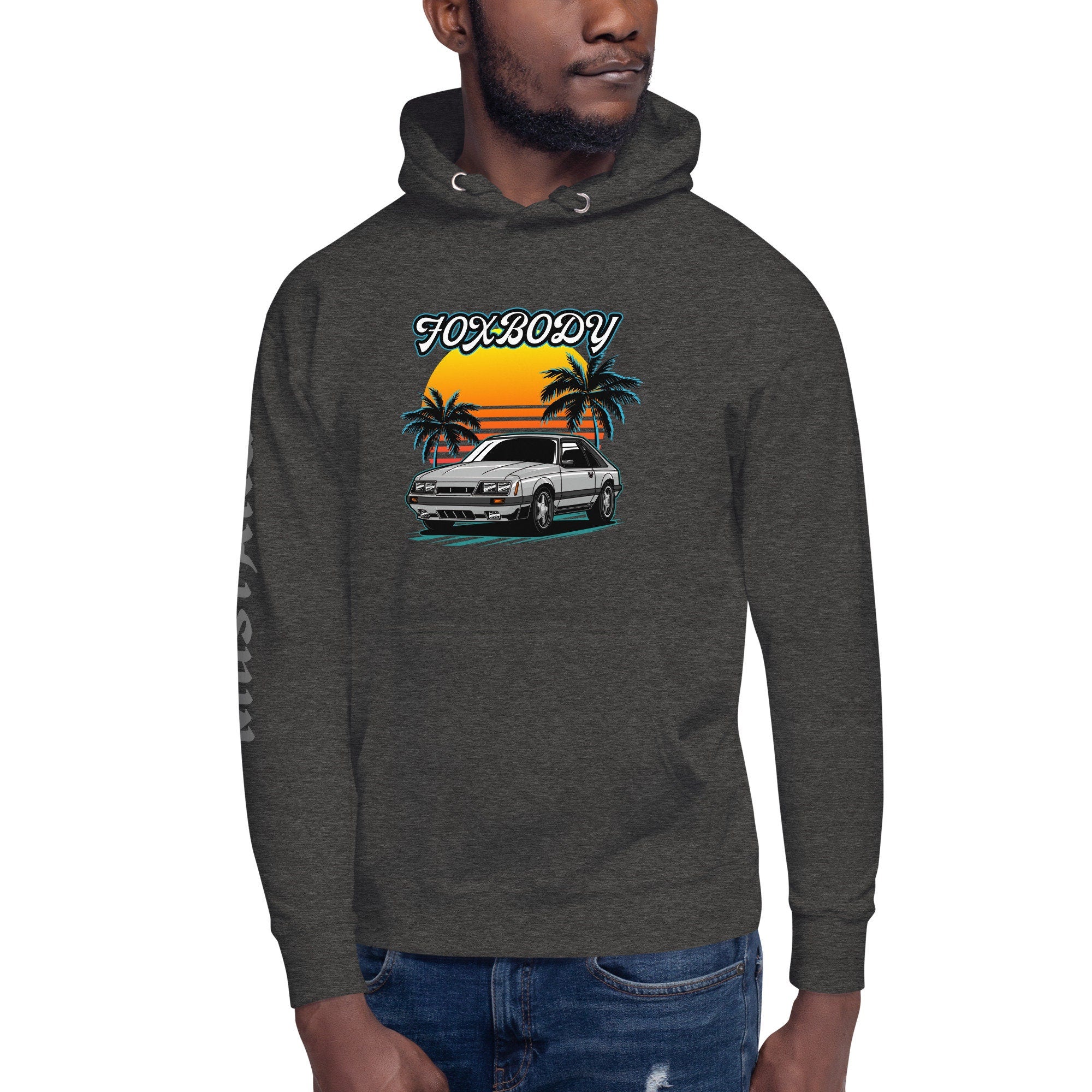 1980-1986 Foxbody Mustang Unisex Hoodie - Classic Car Enthusiast Sweatshirt - Vintage Style Apparel
