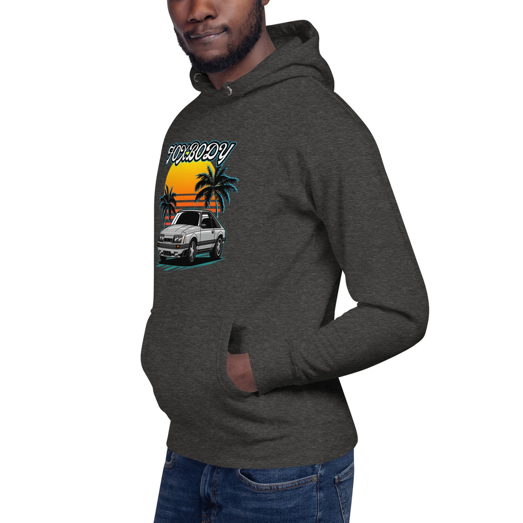 1980-1986 Foxbody Mustang Unisex Hoodie - Classic Car Enthusiast Sweatshirt - Vintage Style Apparel
