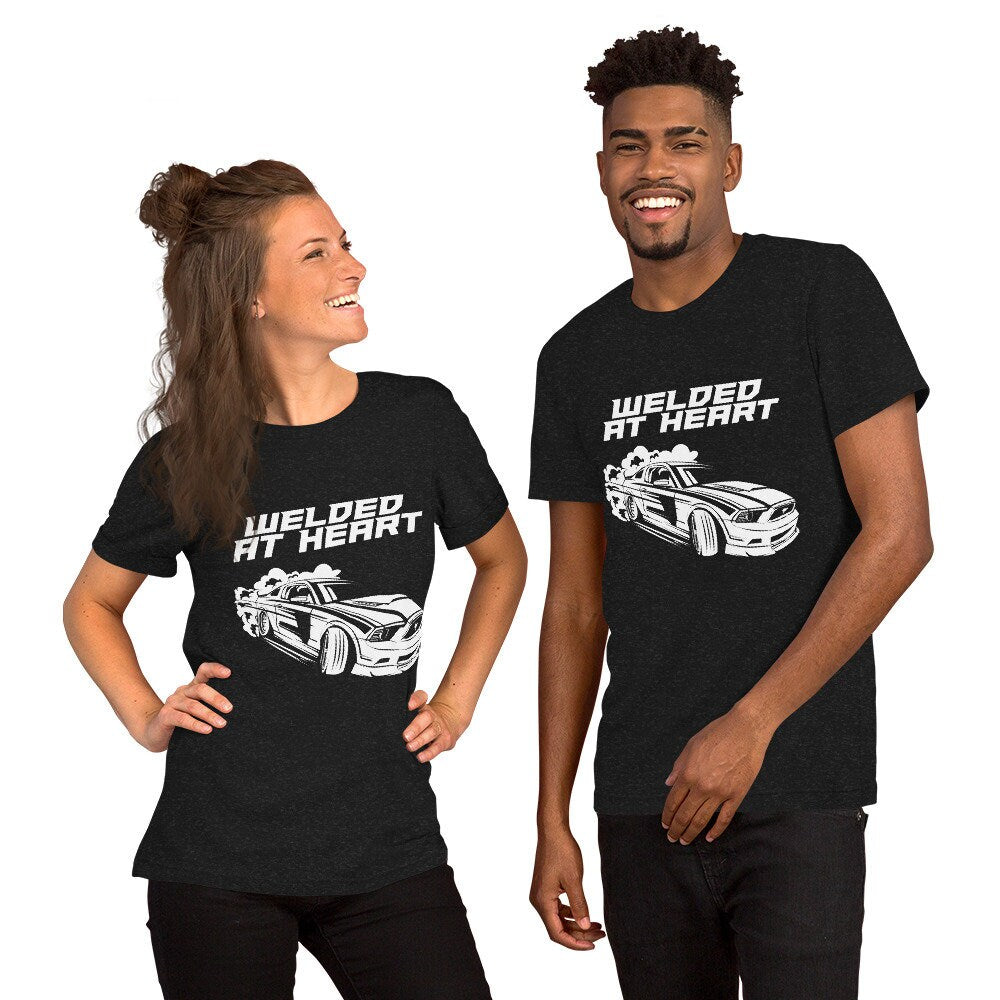 S197 Mustang Welded At Heart Drift Enthusiast Unisex Tee