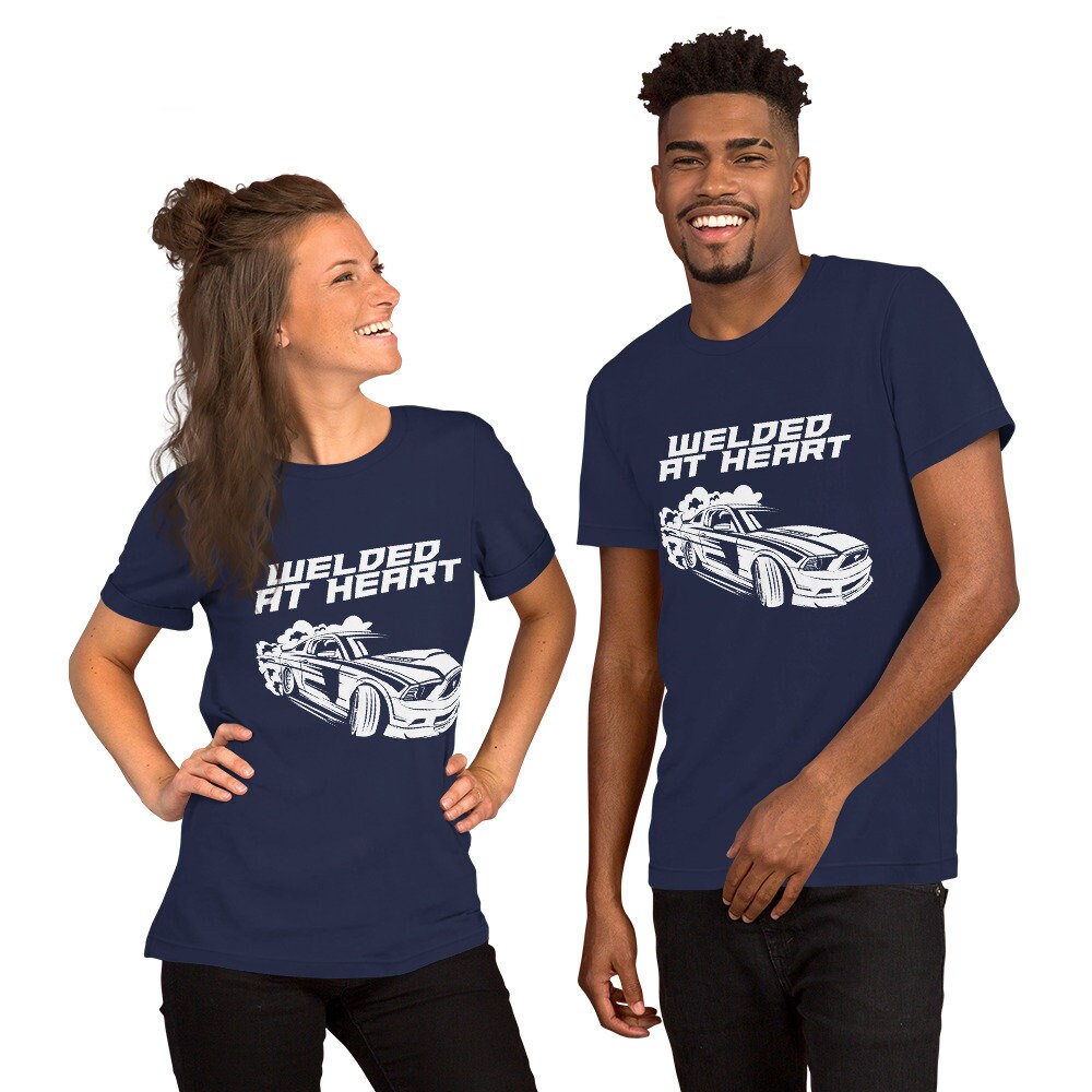 S197 Mustang Welded At Heart Drift Enthusiast Unisex Tee