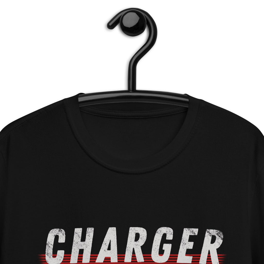 American Muscle: Black & Red Dodge Charger Unisex Tee