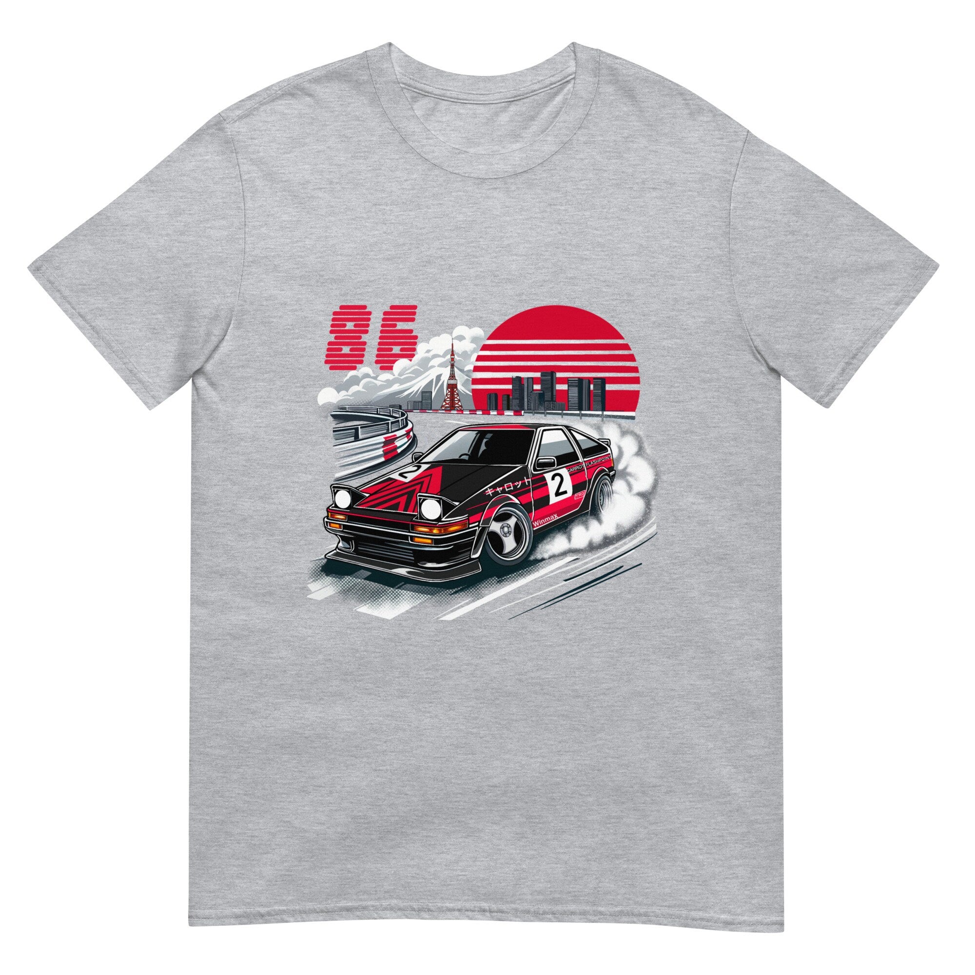 Toyota TRD AE86 Advan Carrot Tsuchiya Drift King Unisex T Shirt