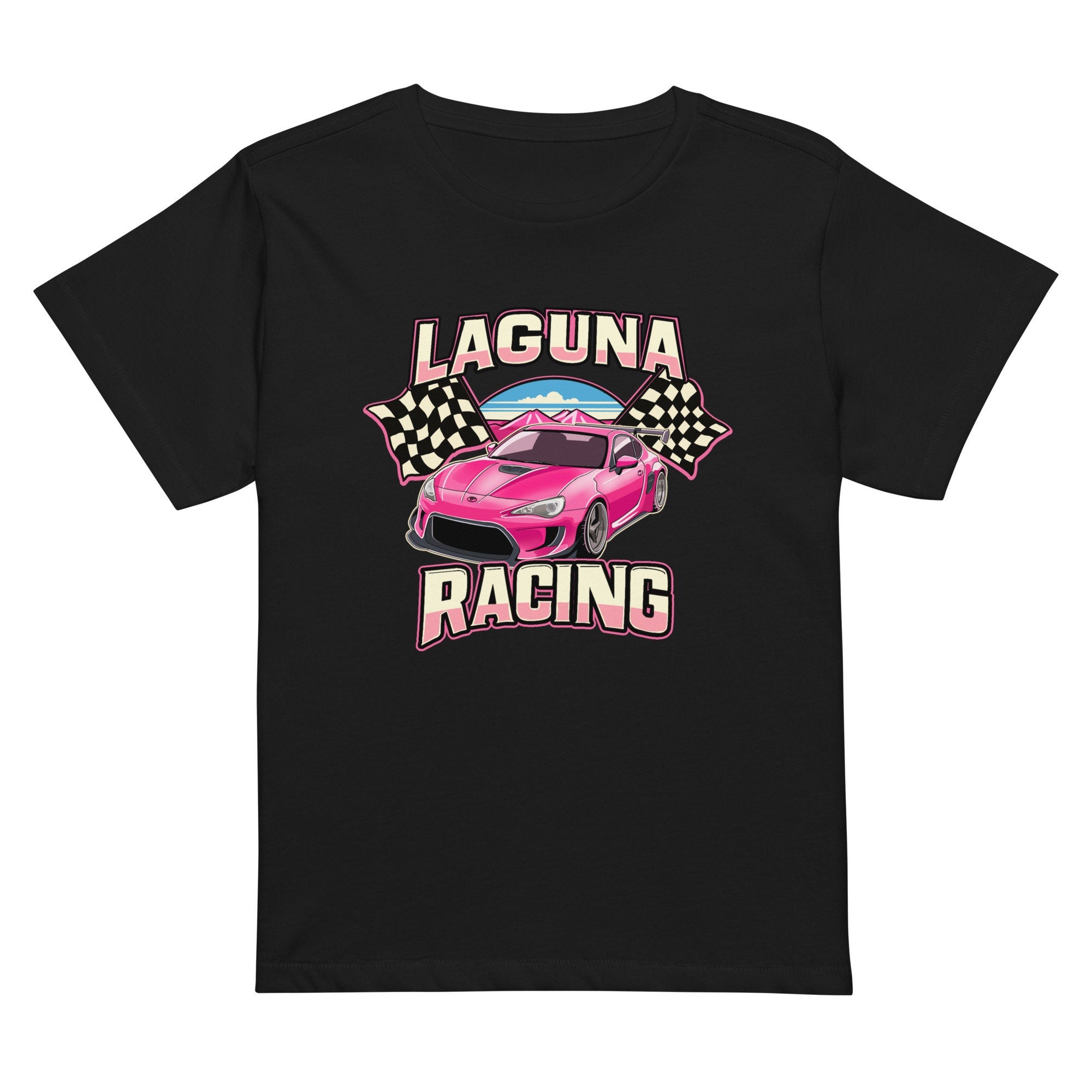 Laguna Racecar BRZ FRS 86 Pink JDM Women’s high-waisted t-shirt