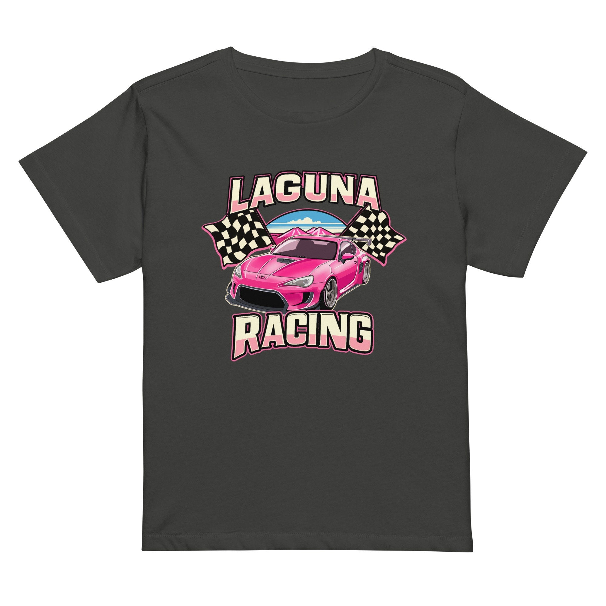 Laguna Racecar BRZ FRS 86 Pink JDM Women’s high-waisted t-shirt