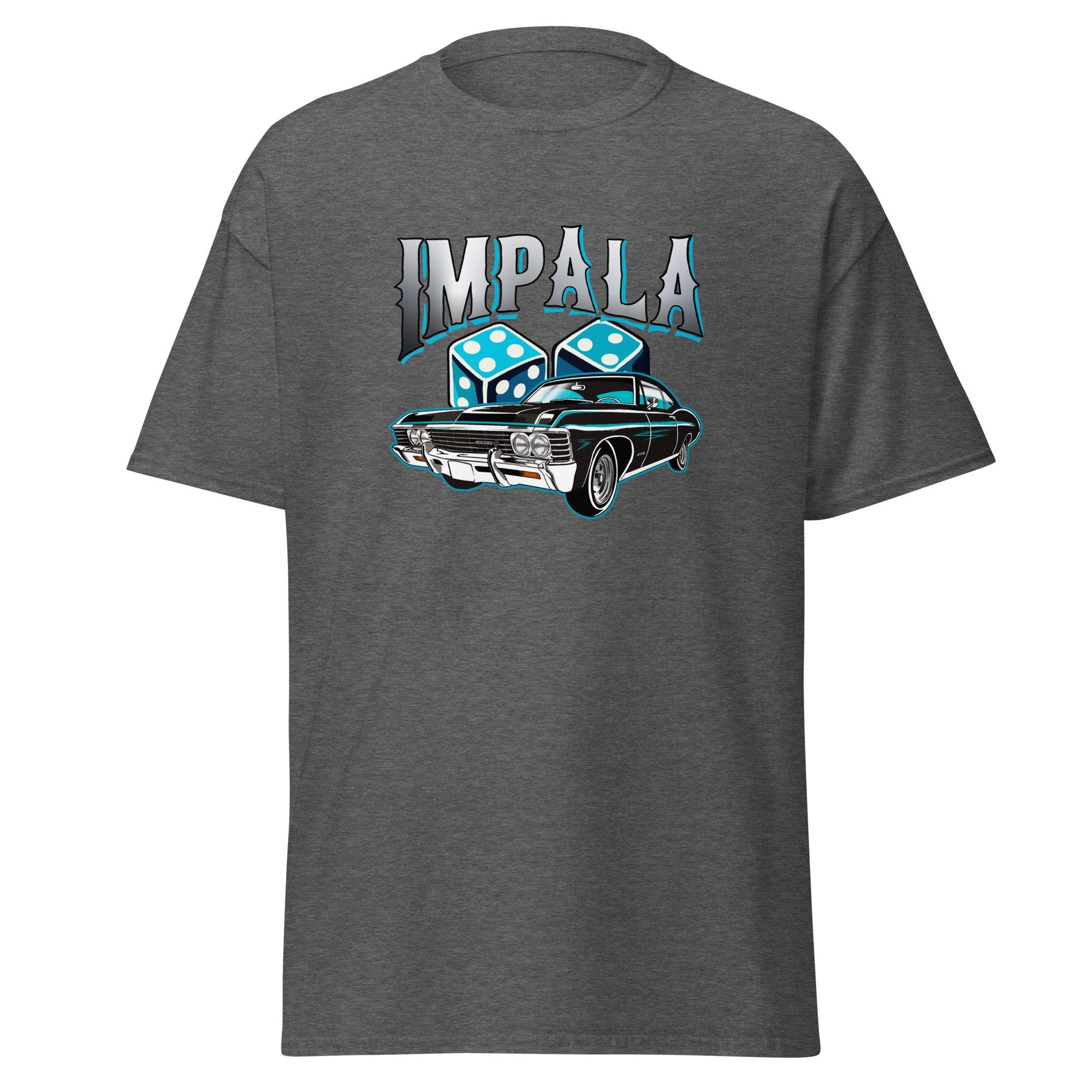 Black Chevy Impala 1960s Unisex classic tee 90s retro street style