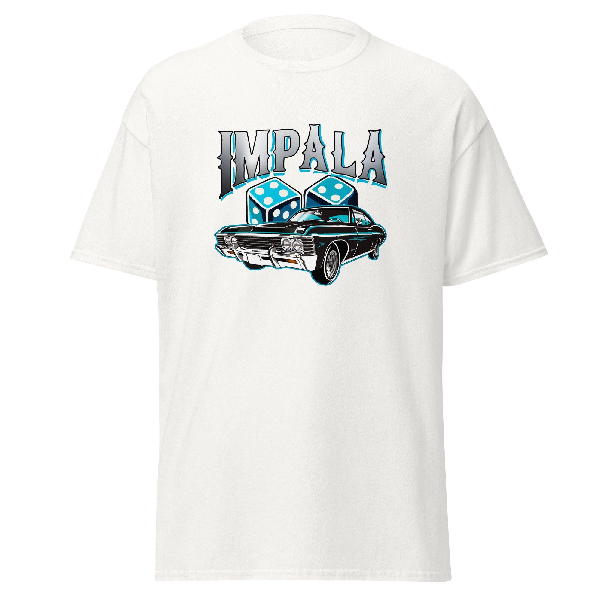 Black Chevy Impala 1960s Unisex classic tee 90s retro street style
