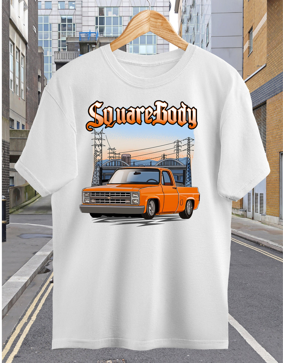 Chevy Chevrolet Squarebody Truck 1987 Retro Style Unisex classic tee