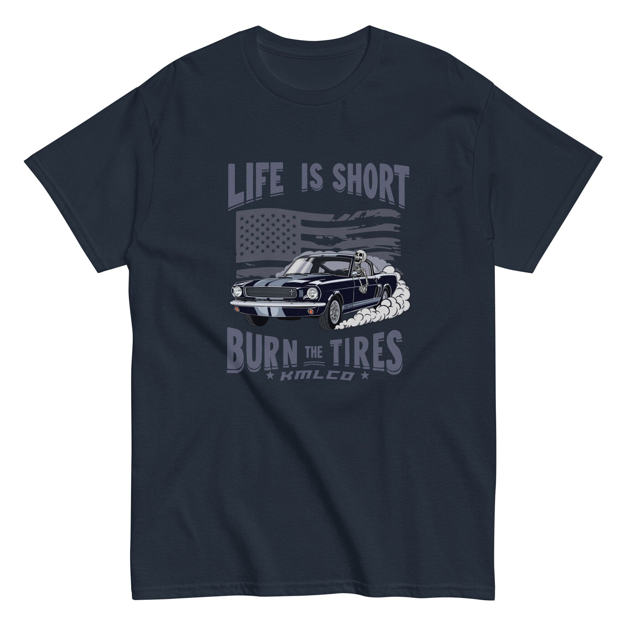 1966 Ford Mustang GT350 Life Is Short Burnout Unisex classic tee