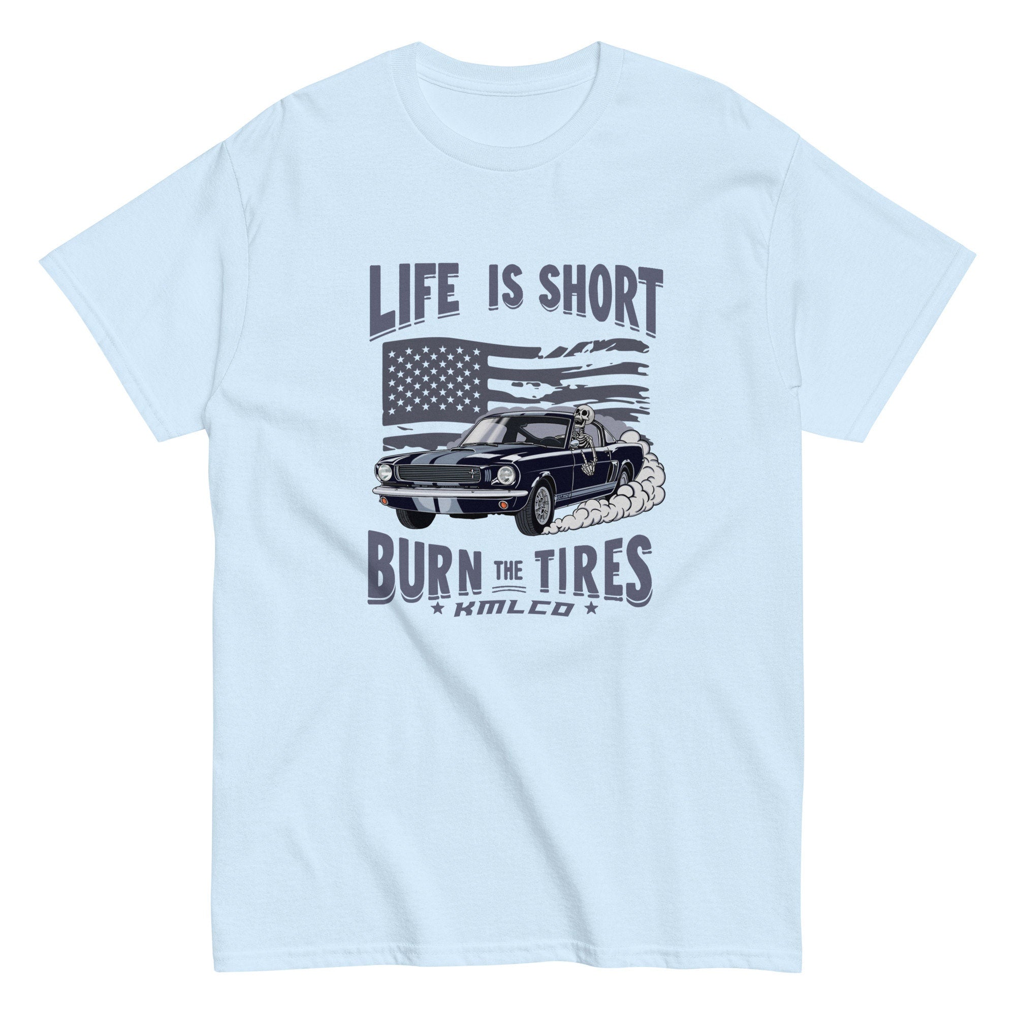 1966 Ford Mustang GT350 Life Is Short Burnout Unisex classic tee