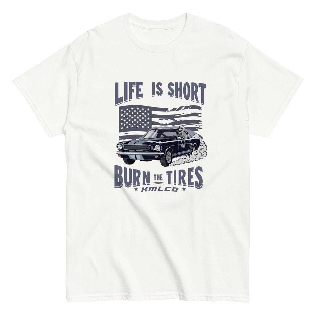 1966 Ford Mustang GT350 Life Is Short Burnout Unisex classic tee