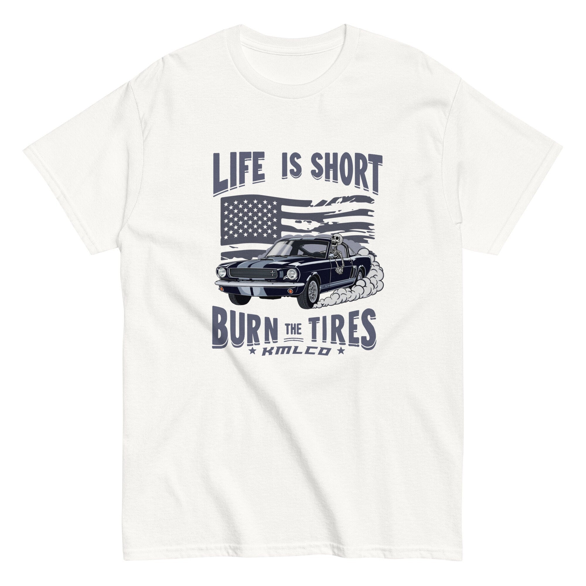 1966 Ford Mustang GT350 Life Is Short Burnout Unisex classic tee