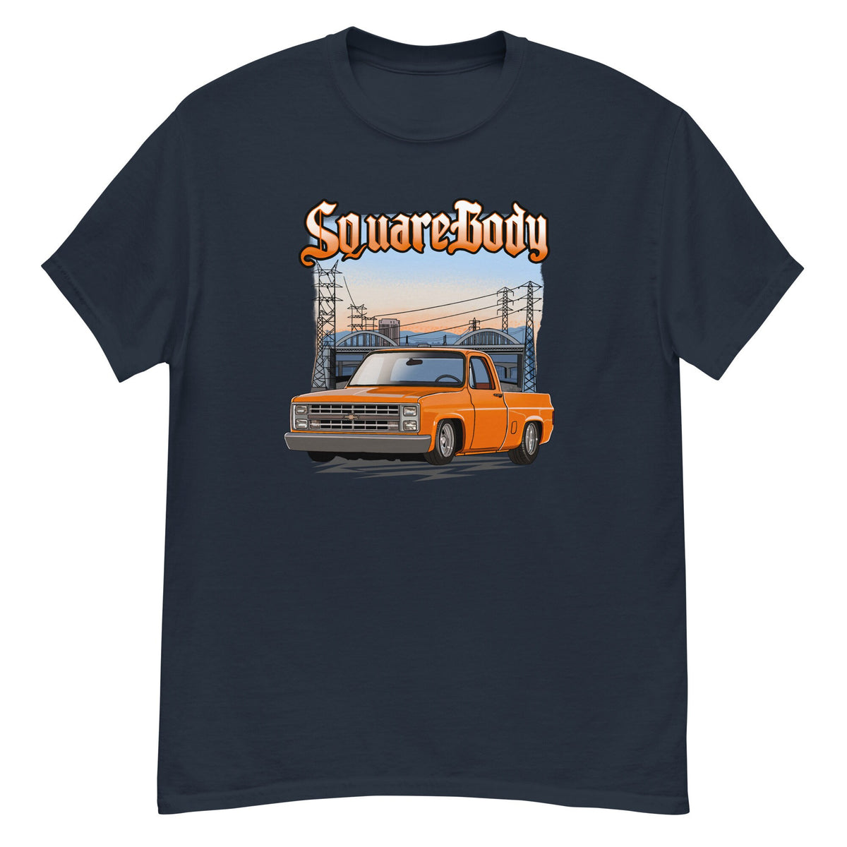 Chevy Chevrolet Squarebody Truck 1987 Retro Style Unisex classic tee