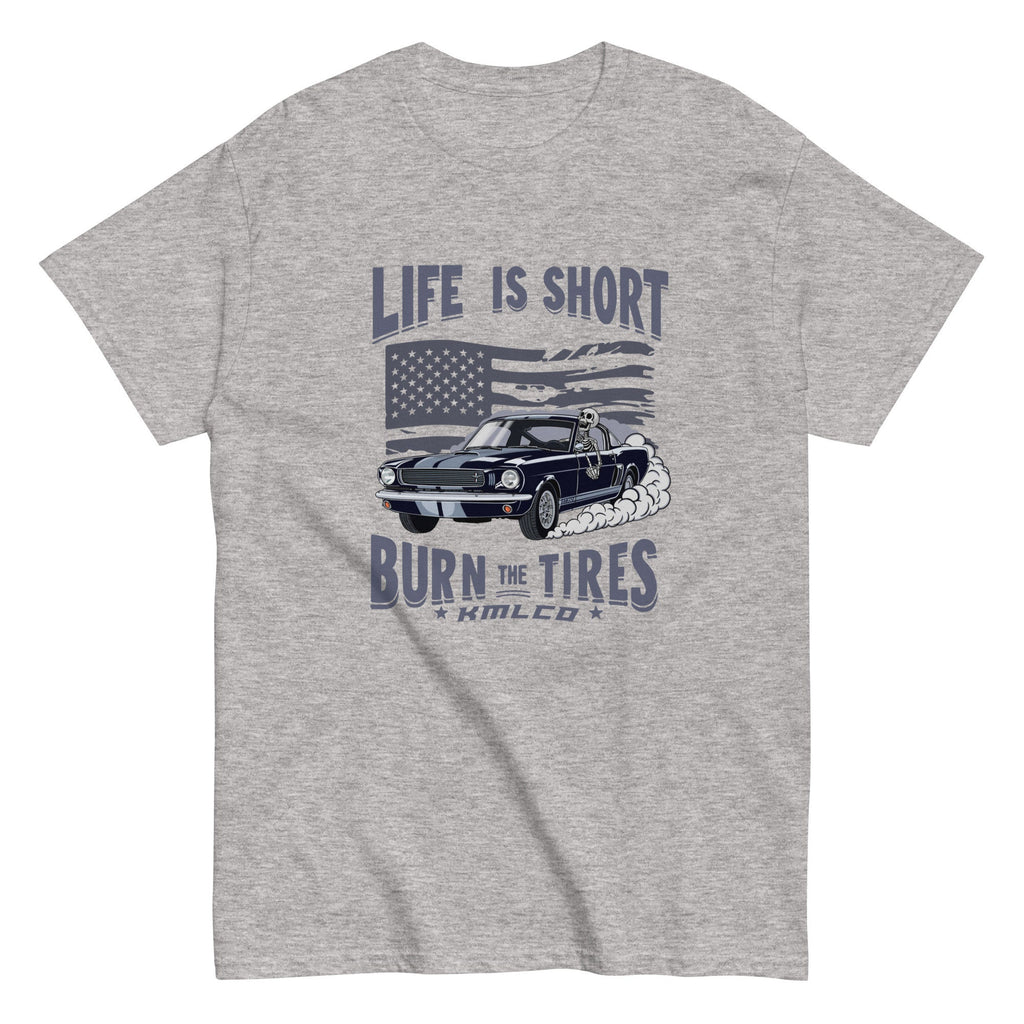 1966 Ford Mustang GT350 Life Is Short Burnout Unisex classic tee