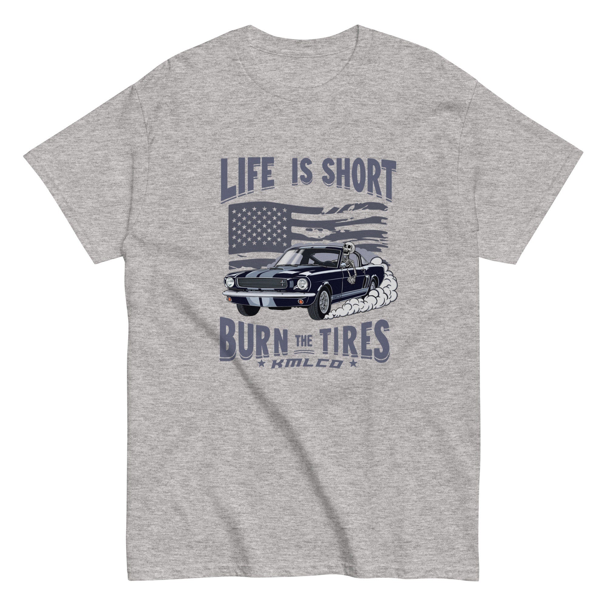 1966 Ford Mustang GT350 Life Is Short Burnout Unisex classic tee
