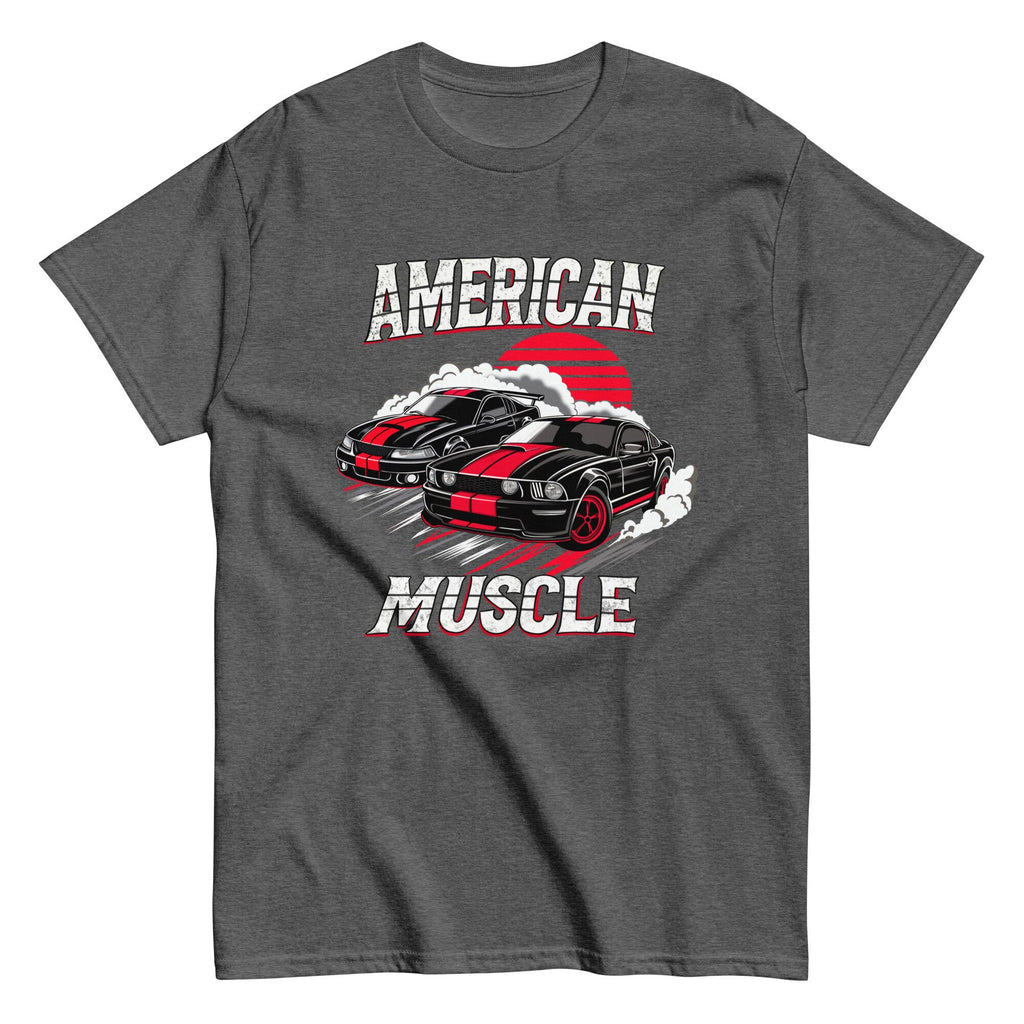 Red and Black American Drift S197 New Edge Mustangs Racing Muscle Car Enthusiast Unisex T Shirt