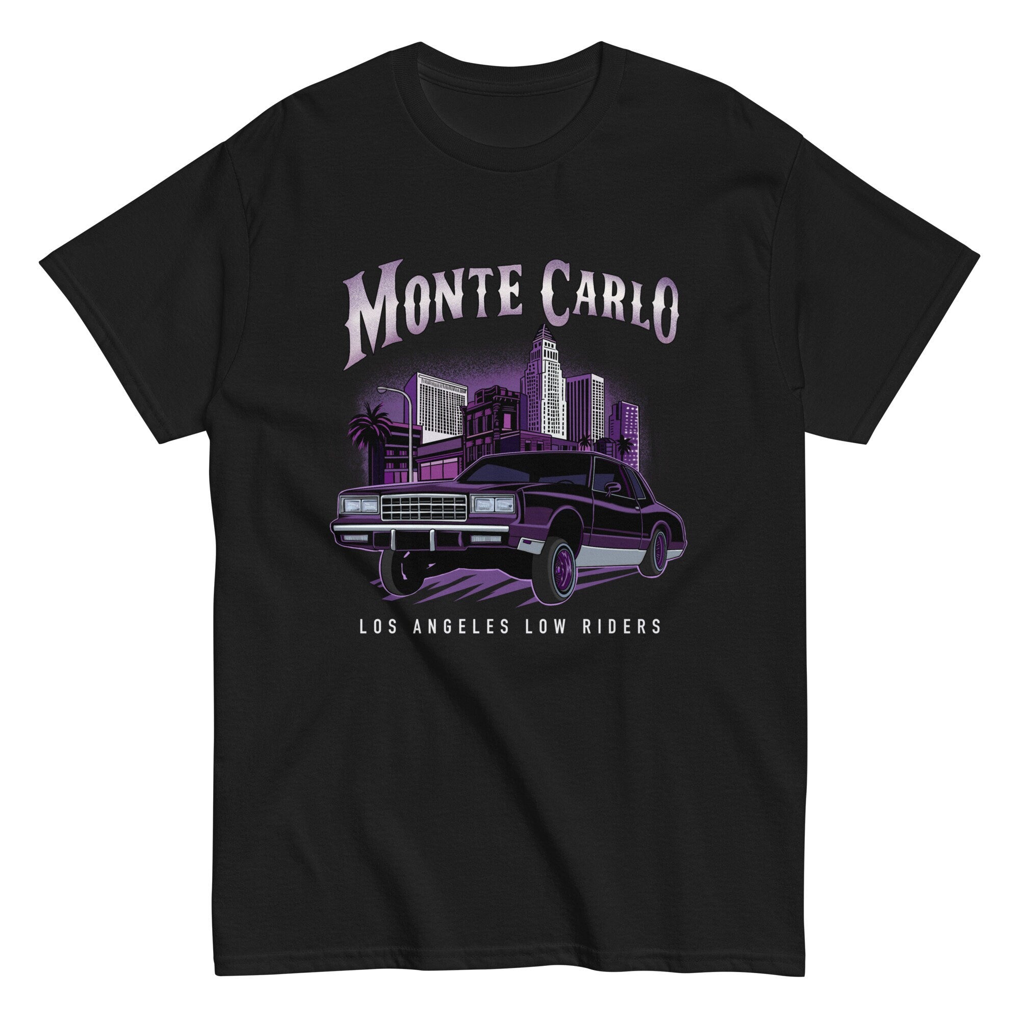 1984 Monte Carlo Low Rider T-Shirt – Los Angeles Lowrider Scene Unisex classic tee