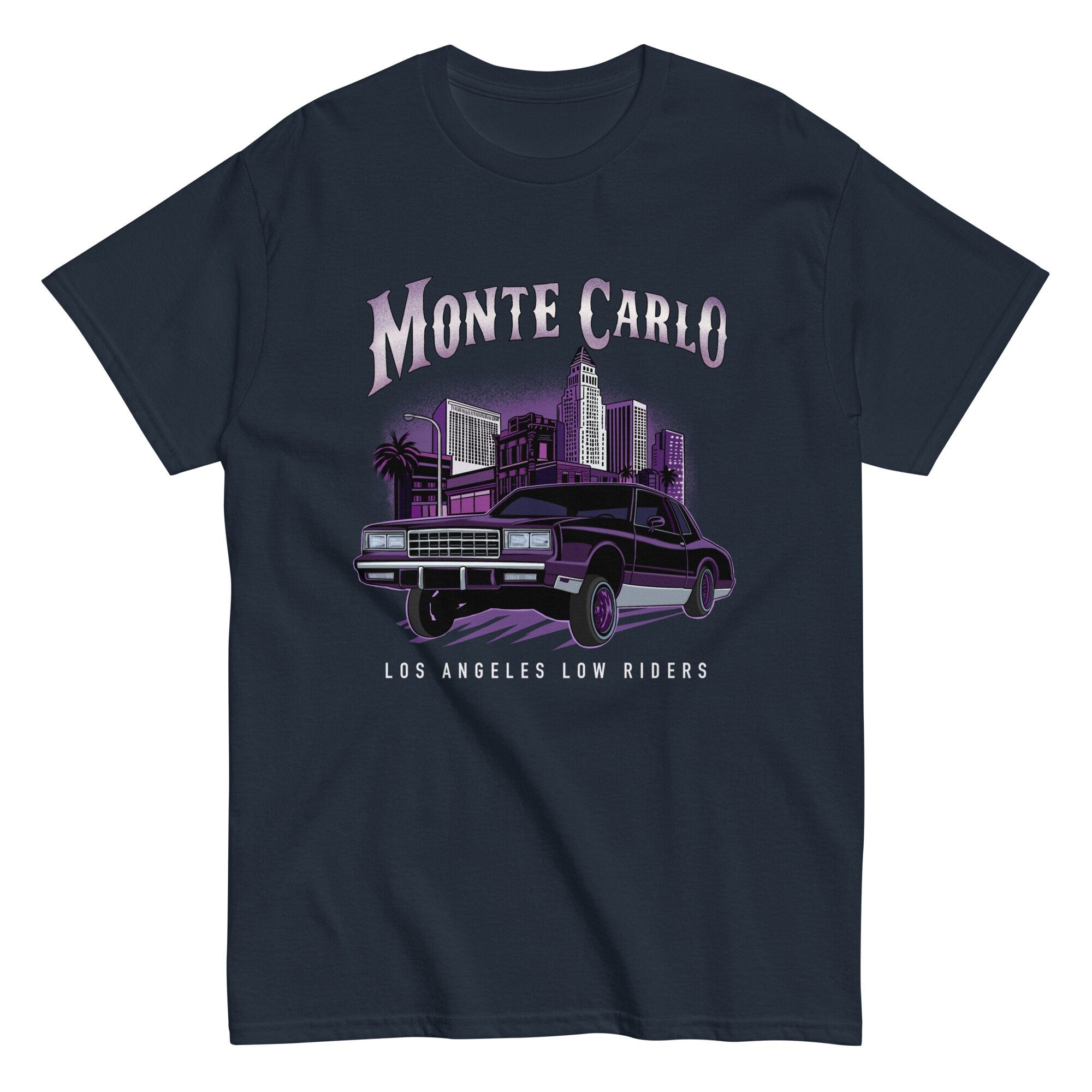 1984 Monte Carlo Low Rider T-Shirt – Los Angeles Lowrider Scene Unisex classic tee