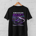 American Drift Mustang T-Shirt – Cyberpunk Graphic Short Sleeve