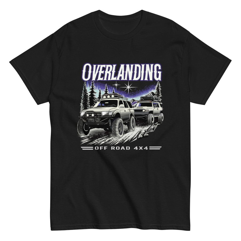 Overlanding Off Road 4x4 T-Shirt | Northern Lights Adventure Graphic Tee | Toyota 4Runner & FJ Cruiser T Shirt