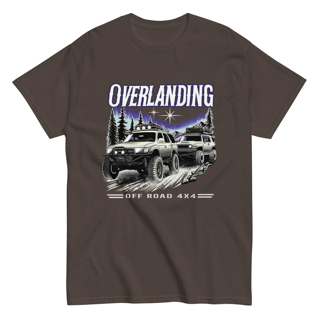Overlanding Off Road 4x4 T-Shirt | Northern Lights Adventure Graphic Tee | Toyota 4Runner & FJ Cruiser T Shirt