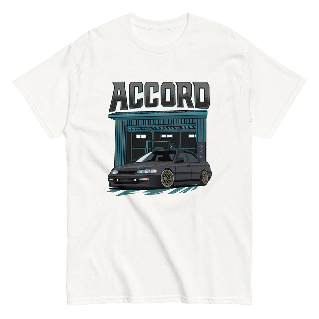 90s Honda Accord T-Shirt - JDM Car Enthusiast Apparel Unisex classic tee Teal Gray