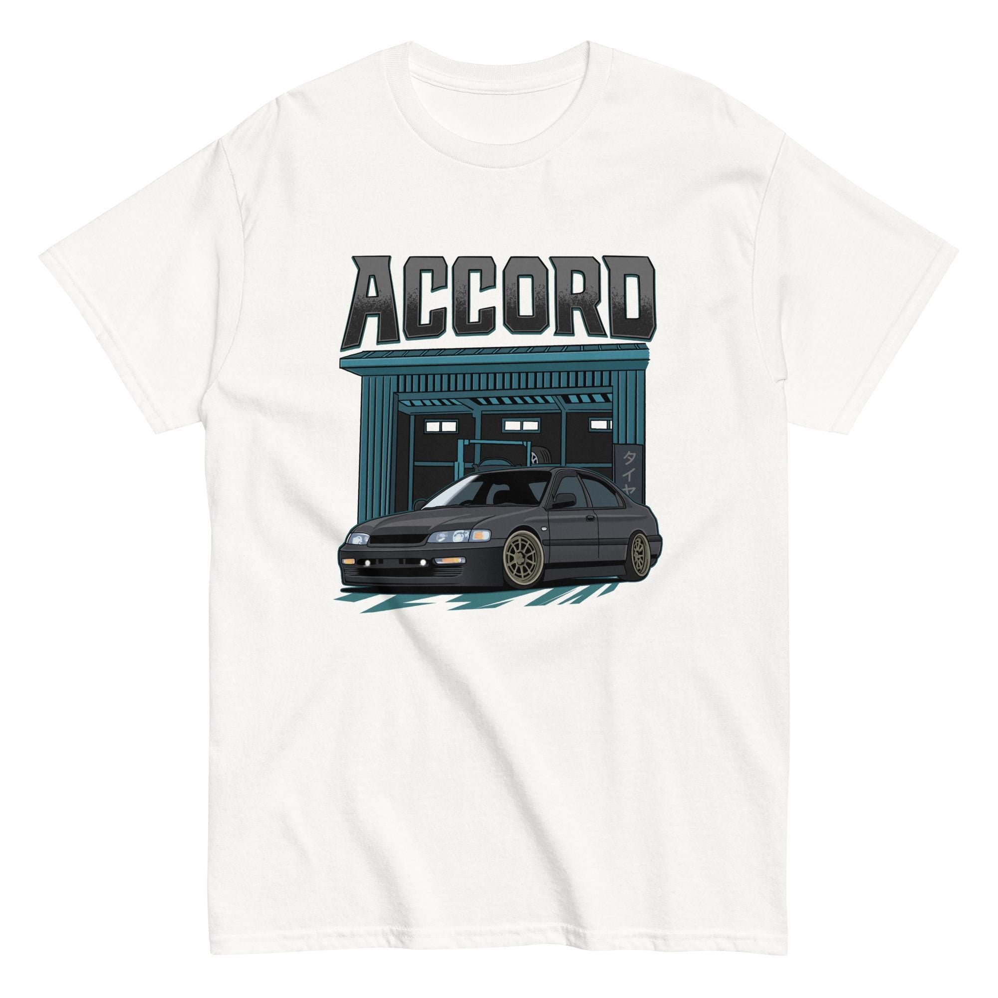 90s Honda Accord T-Shirt - JDM Car Enthusiast Apparel Unisex classic tee Teal Gray