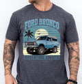 Vintage 1960s Bronco Adventure Awaits T-Shirt – Retro Distressed Off-Road Graphic Tee for Outdoor Enthusiasts