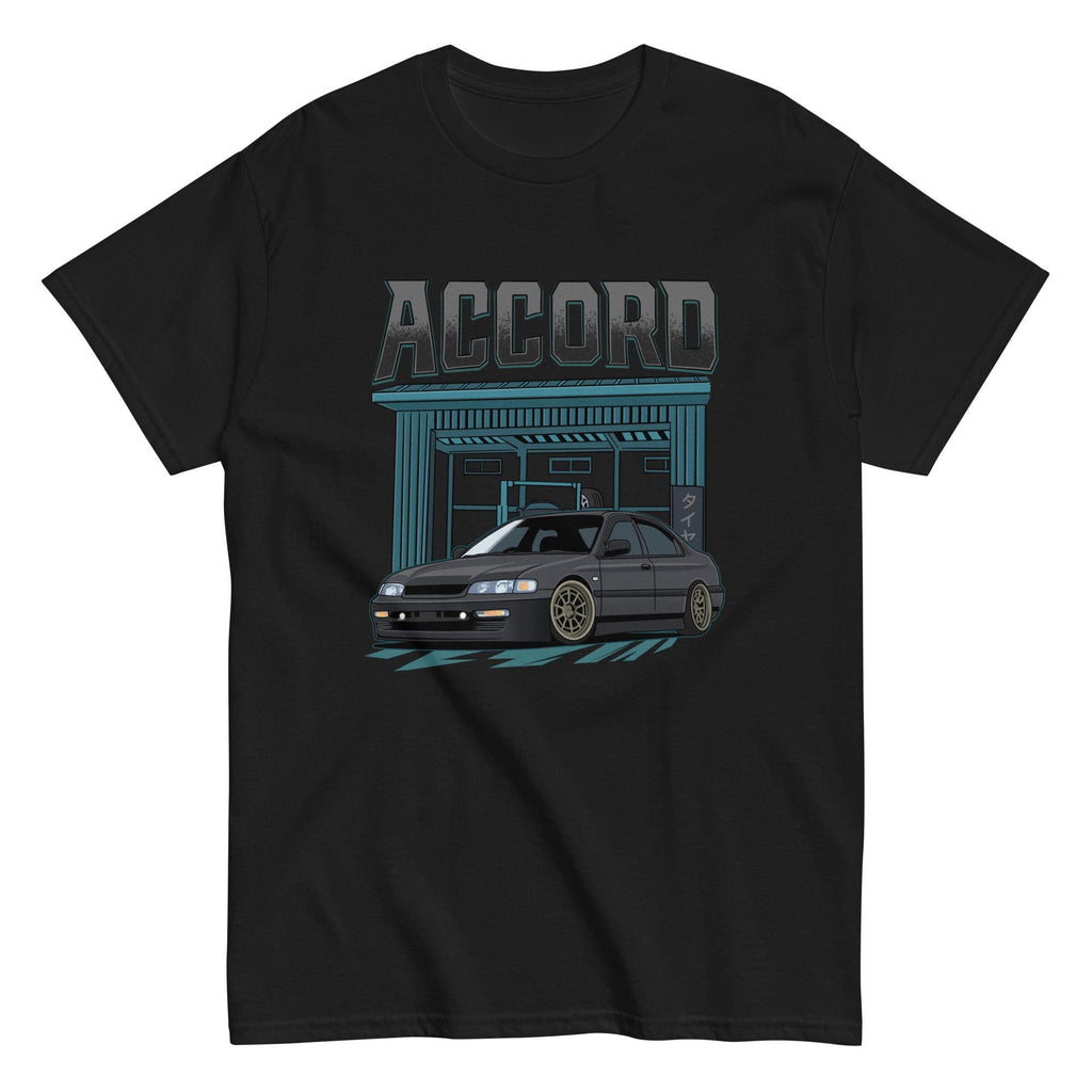 90s Honda Accord T-Shirt - JDM Car Enthusiast Apparel Unisex classic tee Teal Gray