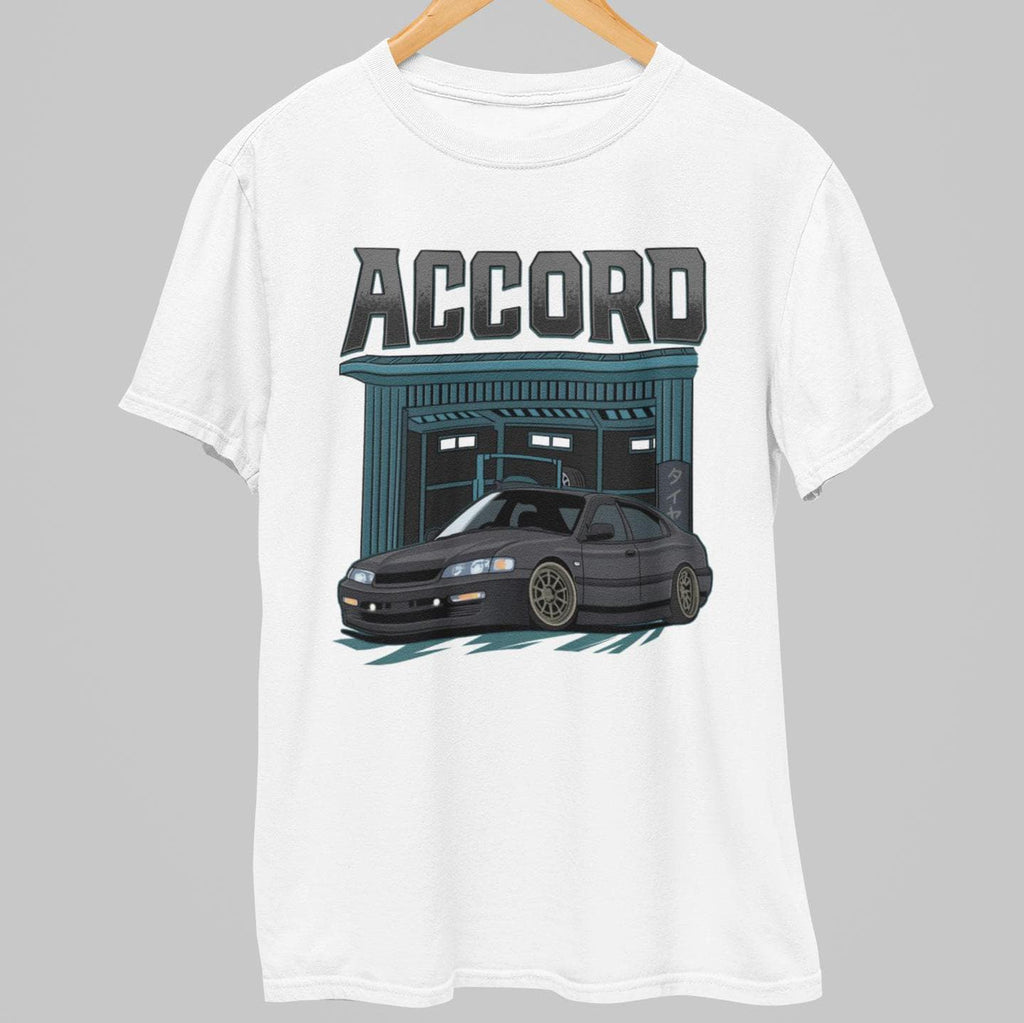 90s Honda Accord T-Shirt - JDM Car Enthusiast Apparel Unisex classic tee Teal Gray