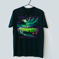 Lime Green Drift Car T-Shirt, Vintage Racing, Motorsport Apparel