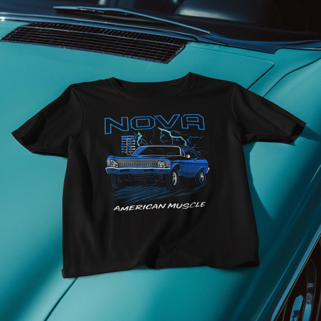 Chevy Nova 1968 Muscle Car Hot Rod T-Shirt, Car Enthusiast Gift