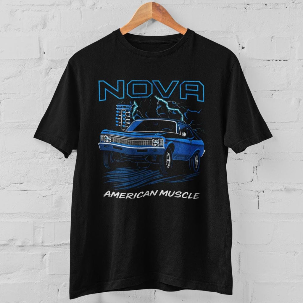 Chevy Nova 1968 Muscle Car Hot Rod T-Shirt, Car Enthusiast Gift