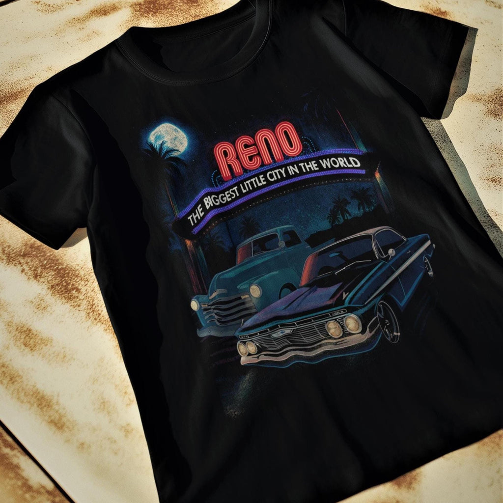 Reno Nevada Classic Car T-Shirt | Retro Vintage Shirt
