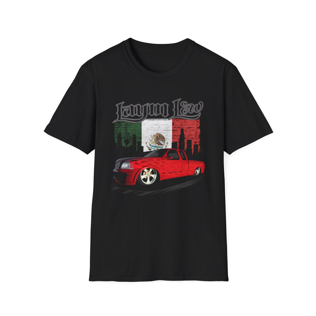 Mexico Flag Lowrider F150 Lightning trokiando Truck Unisex T-Shirt