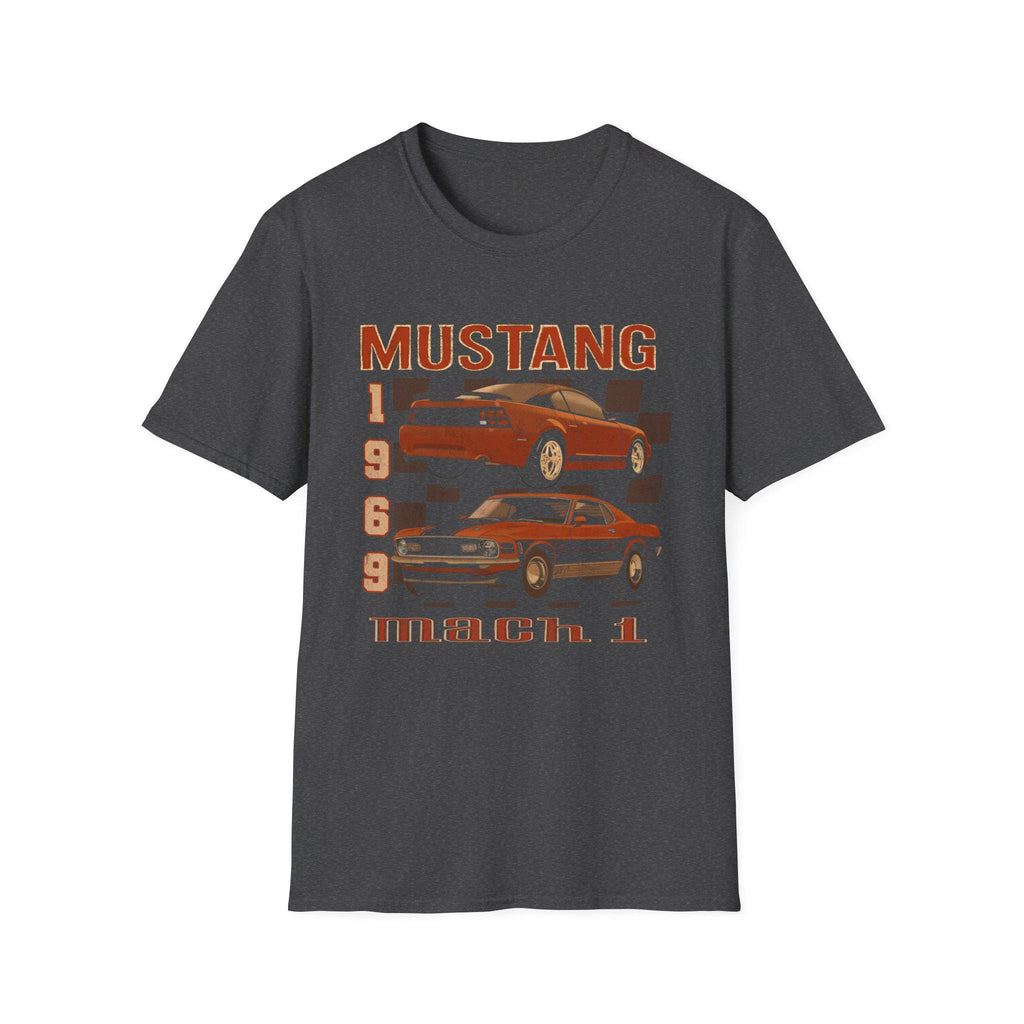 Vintage 90s Mustang T-Shirt | 1969 & 2004 Mach 1 Art