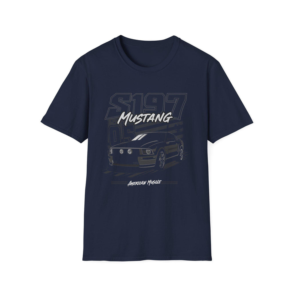 05 09 S197 Gray Mustang first gen Unisex T Shirt American muscle car shirt for enthusiasts and lovers