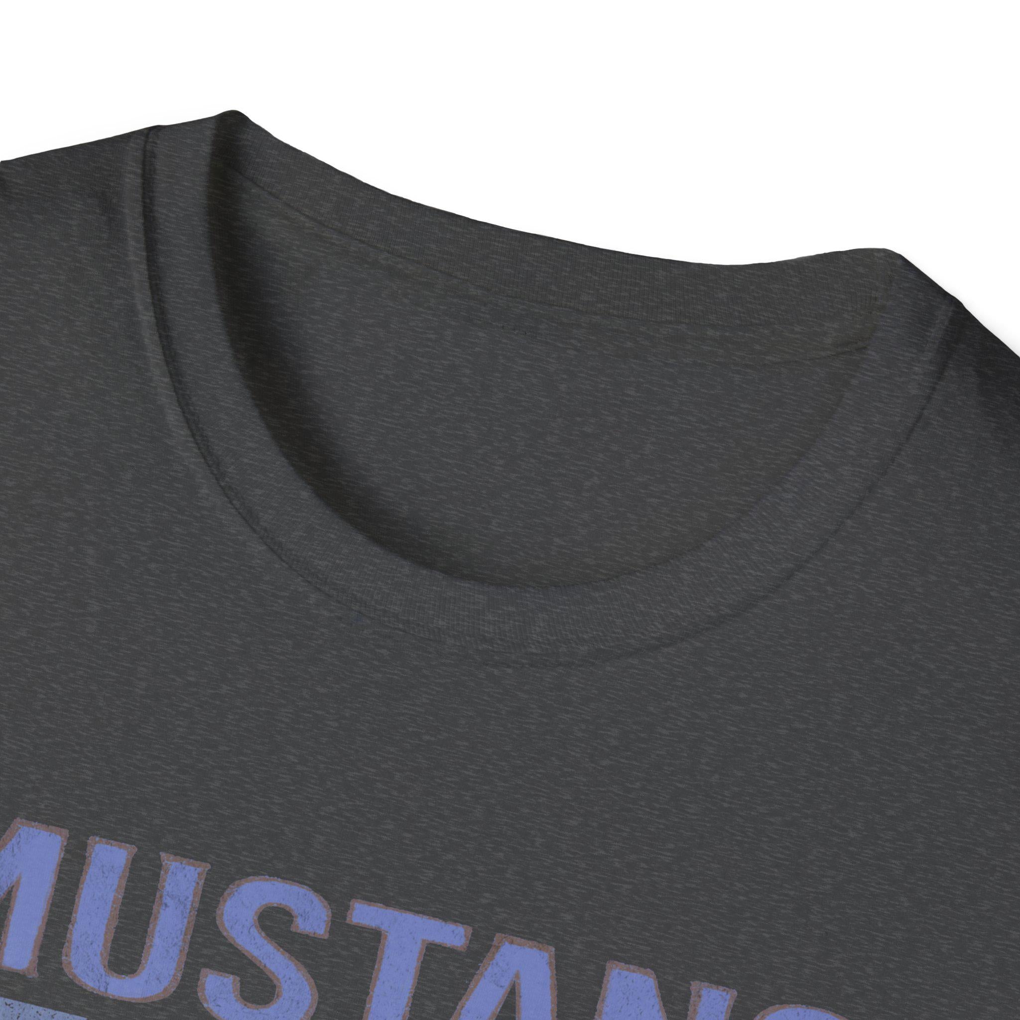 90s vintage faded retro car enthusiast t-shirt mustang mach 1 new edge and fastback Unisex tee