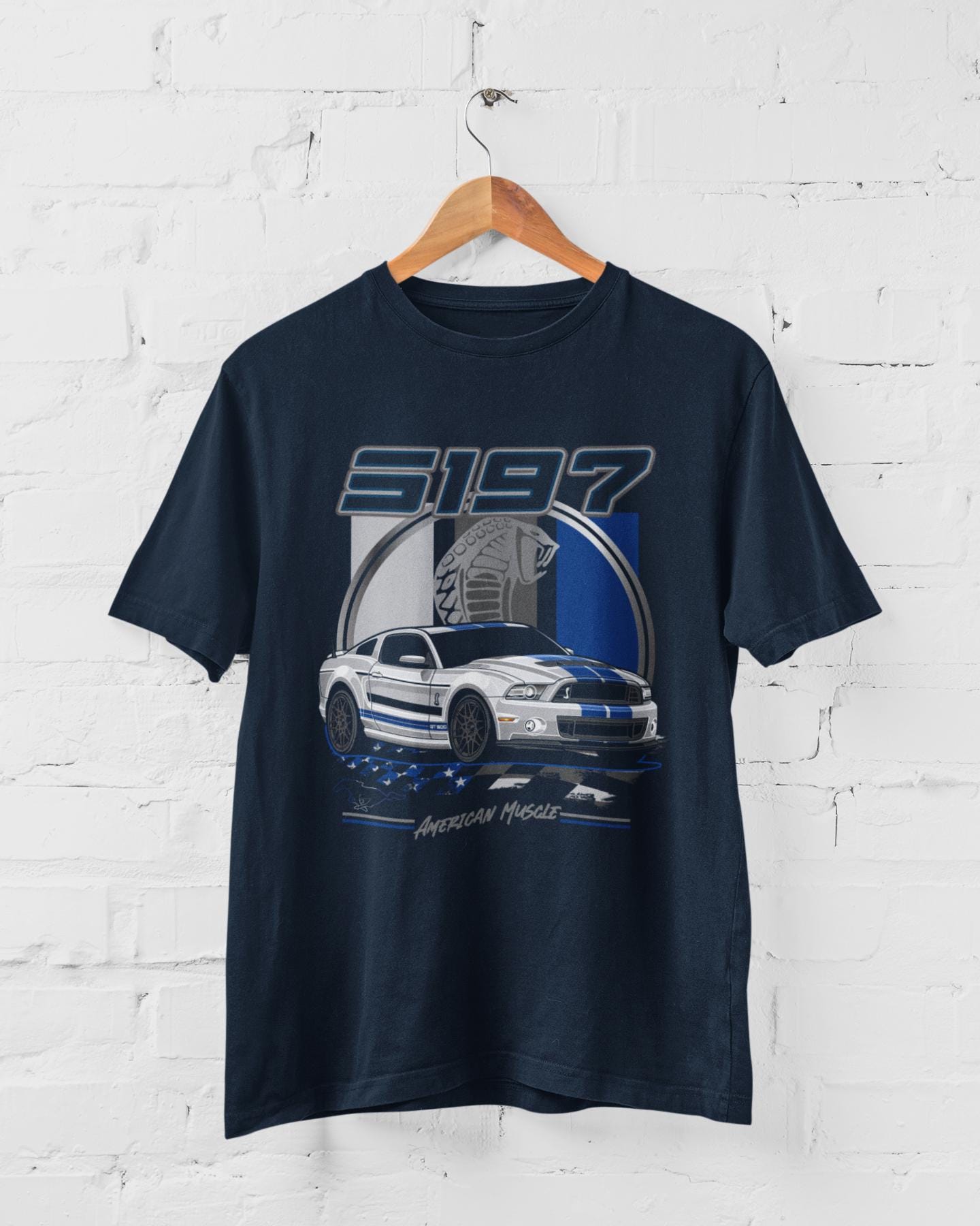 S197 Mustang GT500 T-Shirt: Retro American Muscle Car Tee