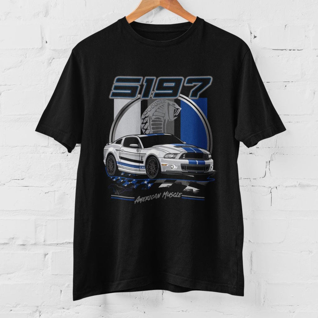 S197 Mustang GT500 T-Shirt: Retro American Muscle Car Tee