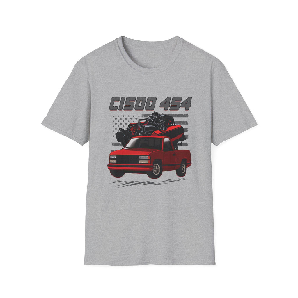 C1500 CK Series Red Truck 454 SS Unisex T-shirt
