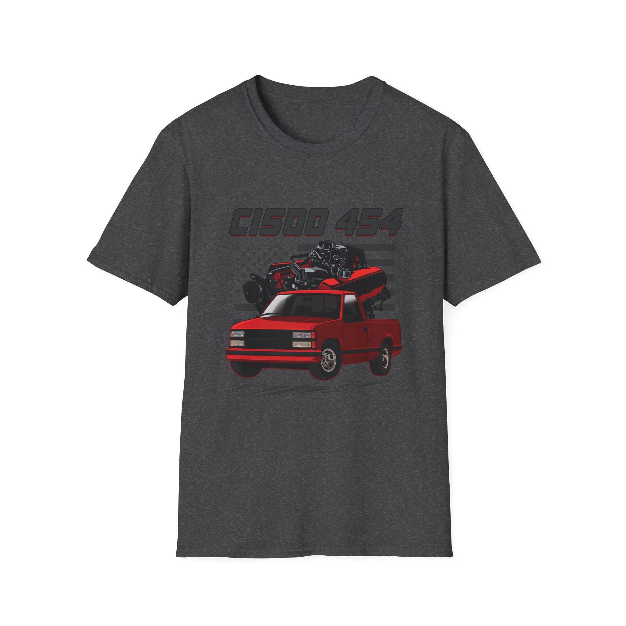C1500 CK Series Red Truck 454 SS Unisex T-shirt