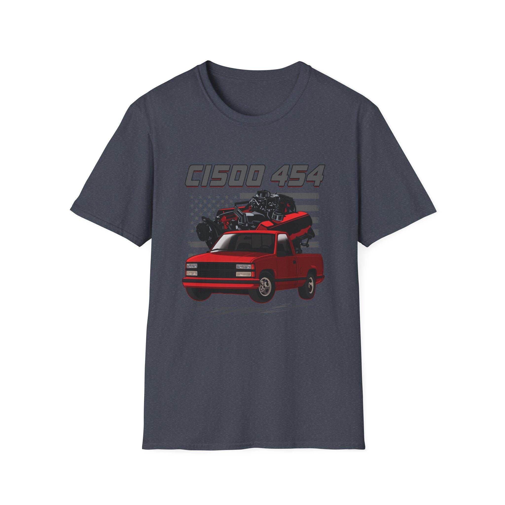 C1500 CK Series Red Truck 454 SS Unisex T-shirt