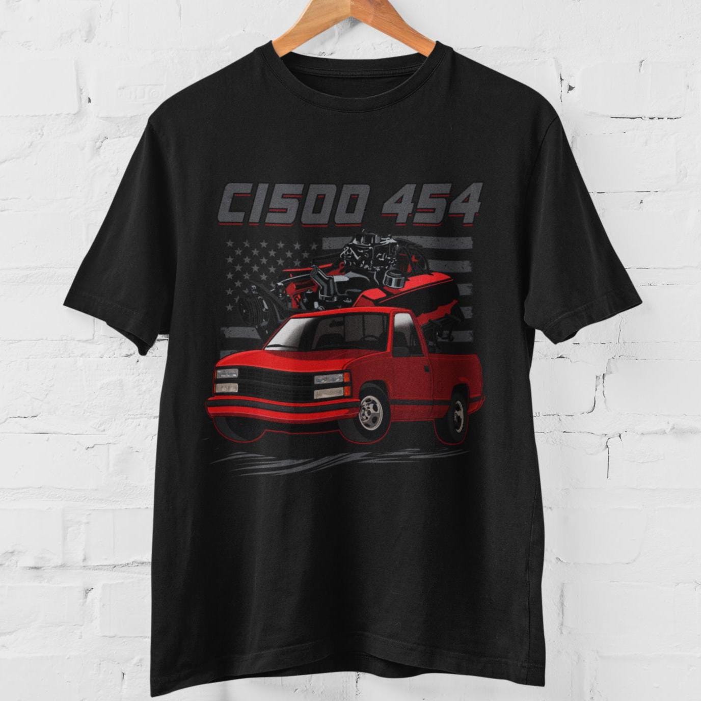 C1500 CK Series Red Truck 454 SS Unisex T-shirt