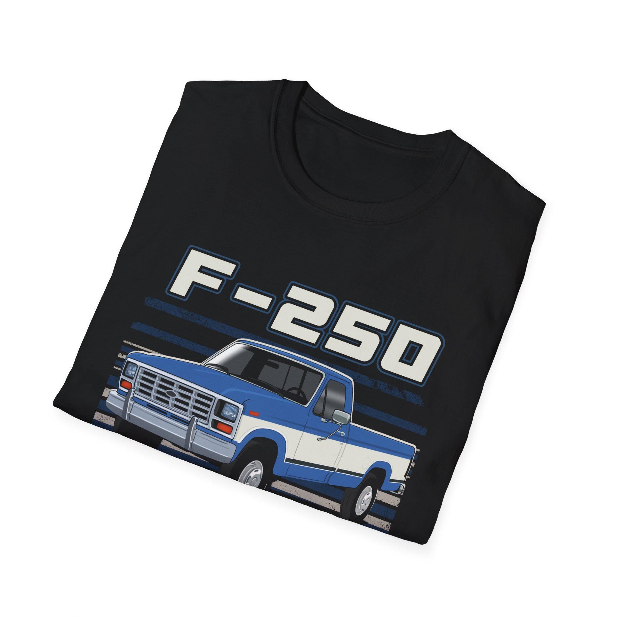 F250 Truck Shirt 1980-1986 F Series Classic Pickup Vintage Ford Unisex Cotton T-Shirt Truck Enthusiast Gift