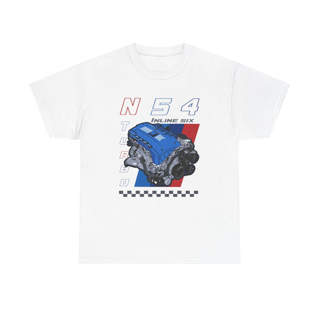 BMW N54 Engine T-Shirt | Twin Turbo Inline-6 Graphic Tee