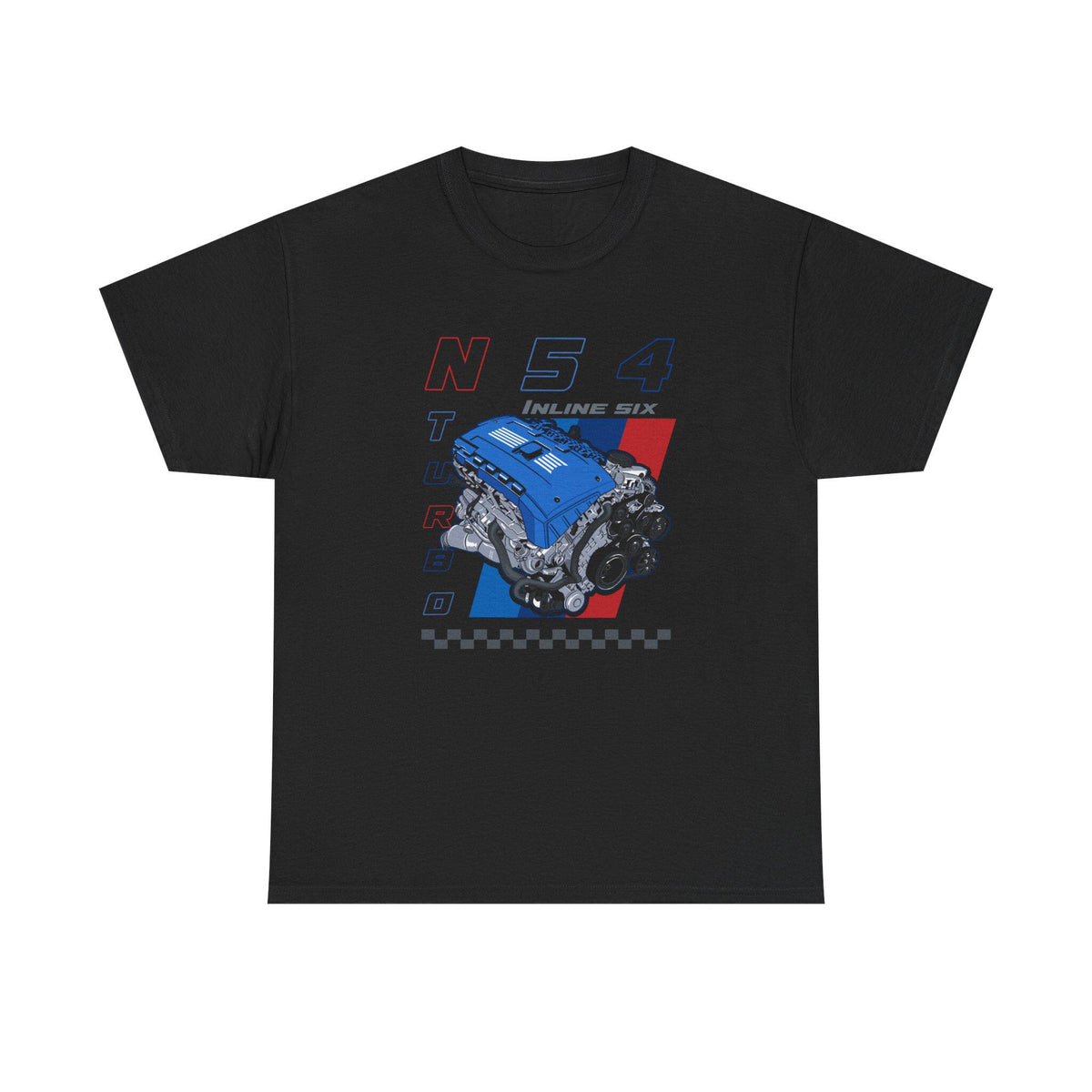 BMW N54 Engine T-Shirt | Twin Turbo Inline-6 Graphic Tee