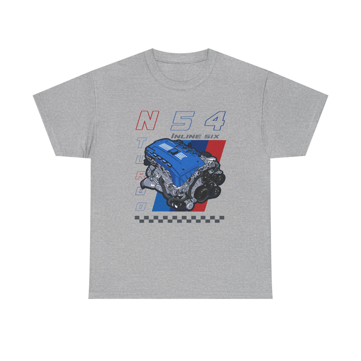 BMW N54 Engine T-Shirt | Twin Turbo Inline-6 Graphic Tee