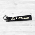 Lexus Black Wristlet Keychain for JDM Car Enthusiast gift for key ring