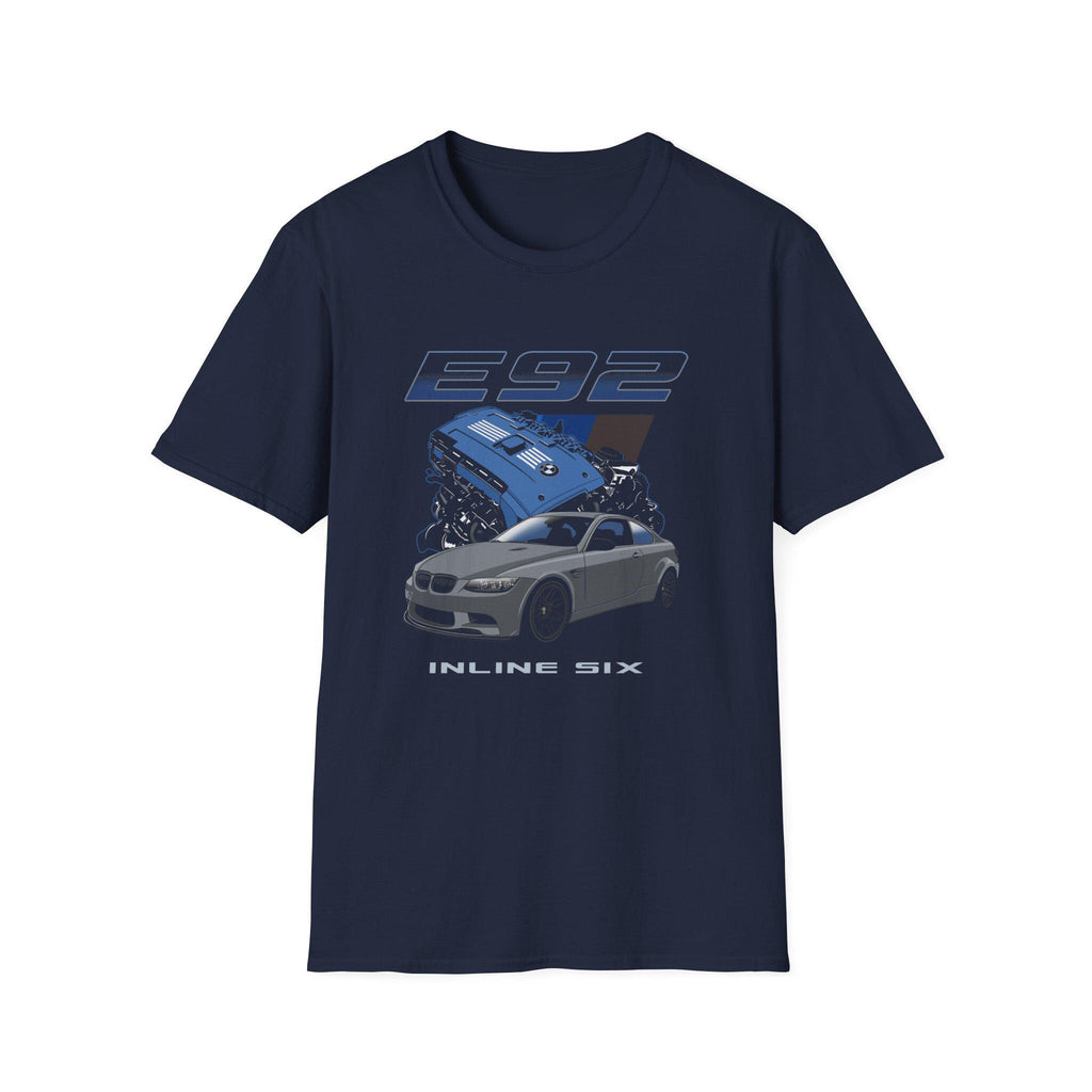 BMW E92 N54 T-Shirt, Inline Six Twin Turbo, Car Enthusiast